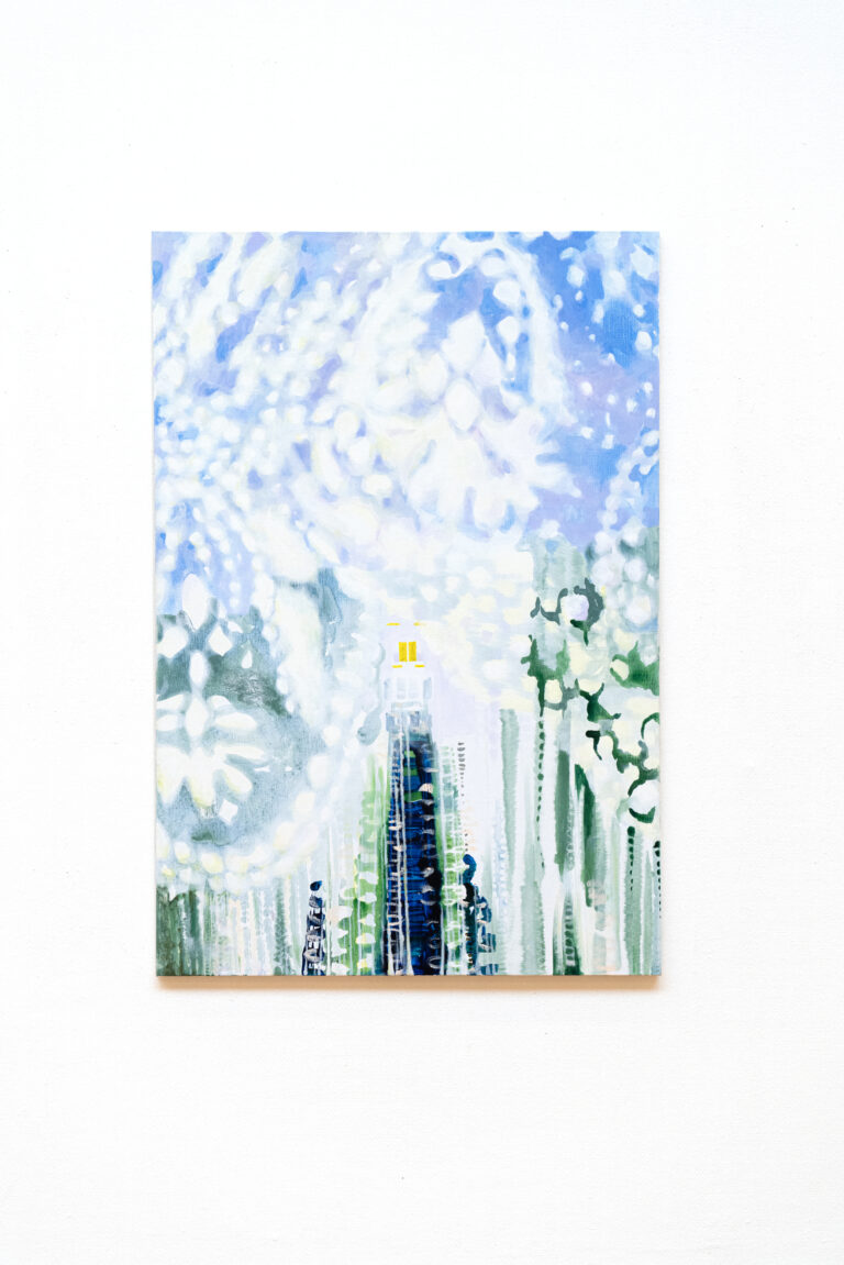 PARENTHESIS I. 2024. acrylics and oil on linen. 105x150cm